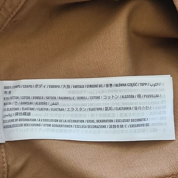 Abercrombie & Fitch Relaxed Cargo Pant 100% Cotton Brown Size 14 32 Waist - Picture 12 of 16